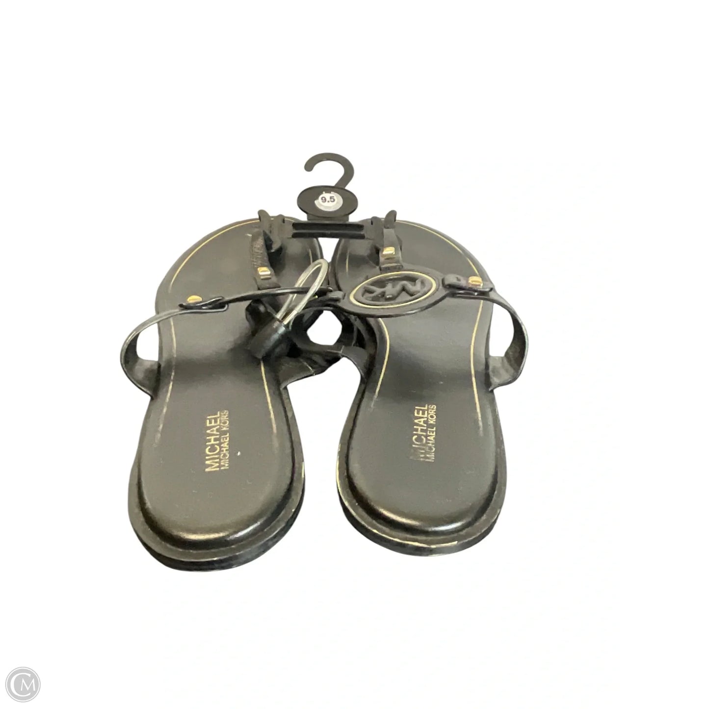 Sandals Designer By Michael Kors In Black, Size: 9.5