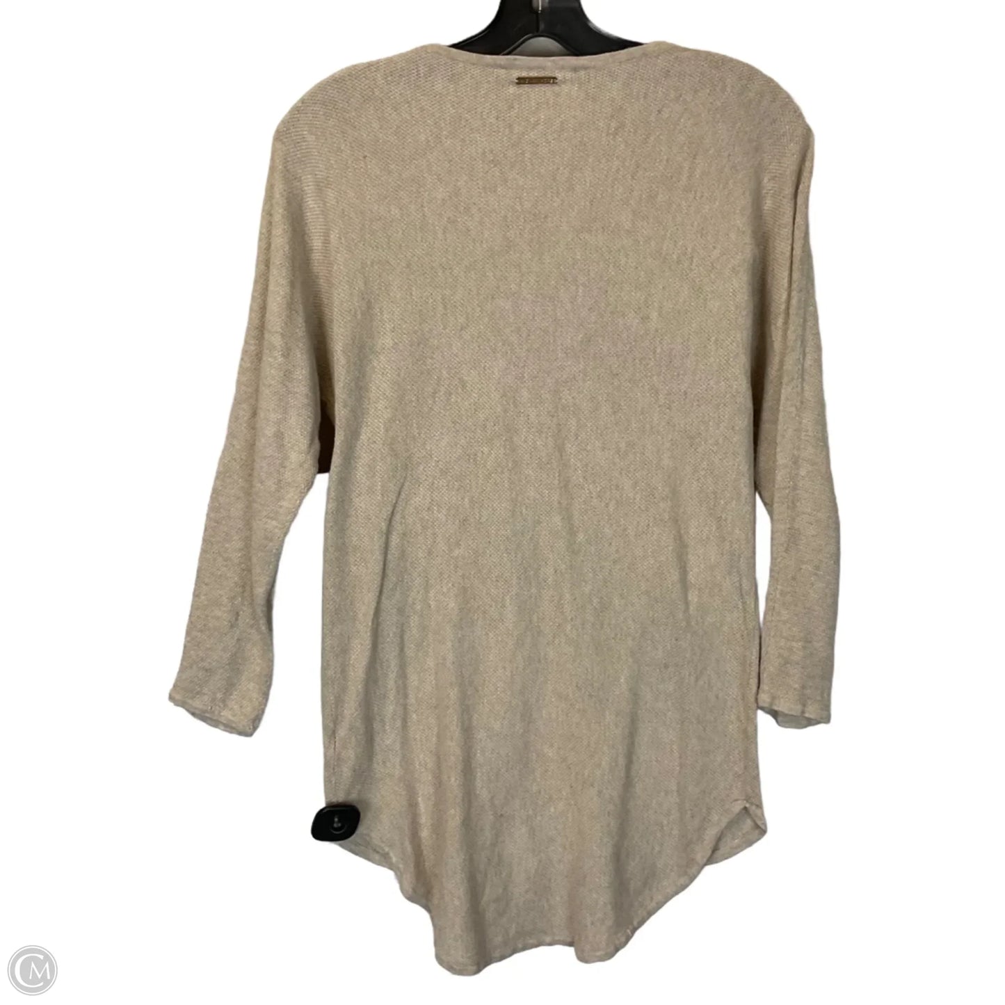 Top Long Sleeve Basic By Michael By Michael Kors In Beige, Size: S
