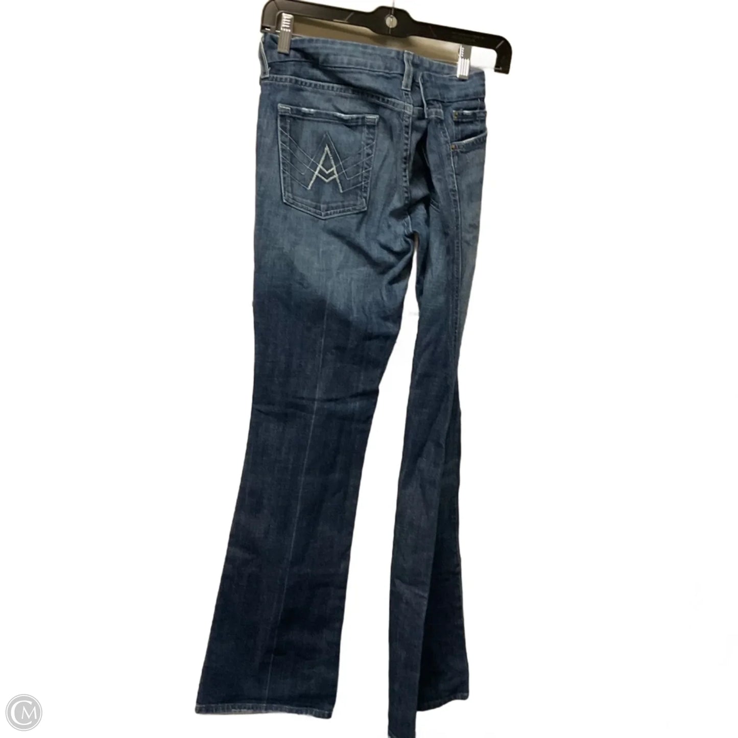 Jeans Boot Cut By 7 For All Mankind In Blue Denim, Size: 6