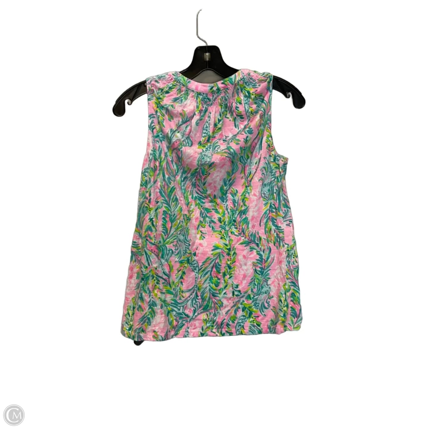 Top Sleeveless Designer By Lilly Pulitzer In Pink, Size: S
