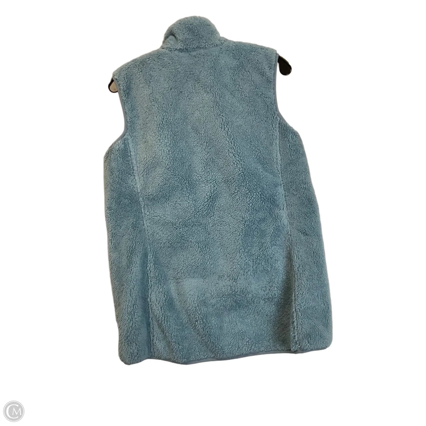 Vest Faux Fur & Sherpa By Columbia In Blue, Size: M