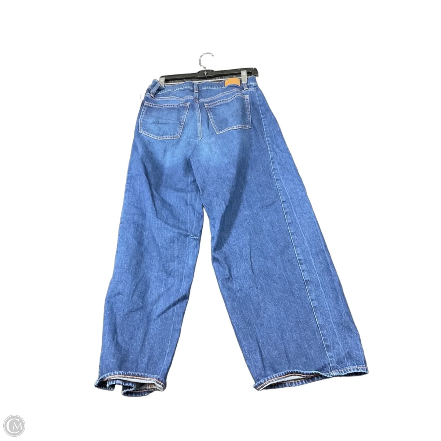 Jeans Wide Leg By American Eagle In Blue Denim, Size: 2