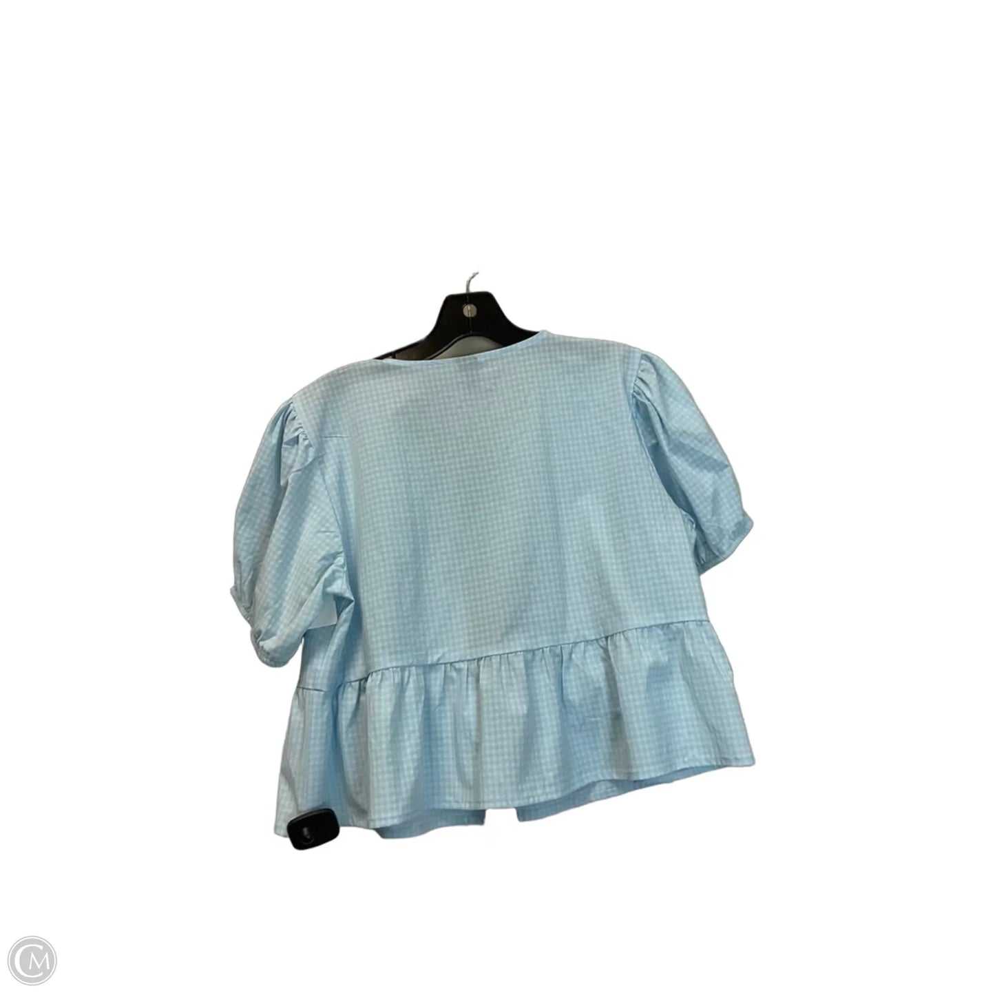 Top Short Sleeve By Wild Fable In Blue, Size: M