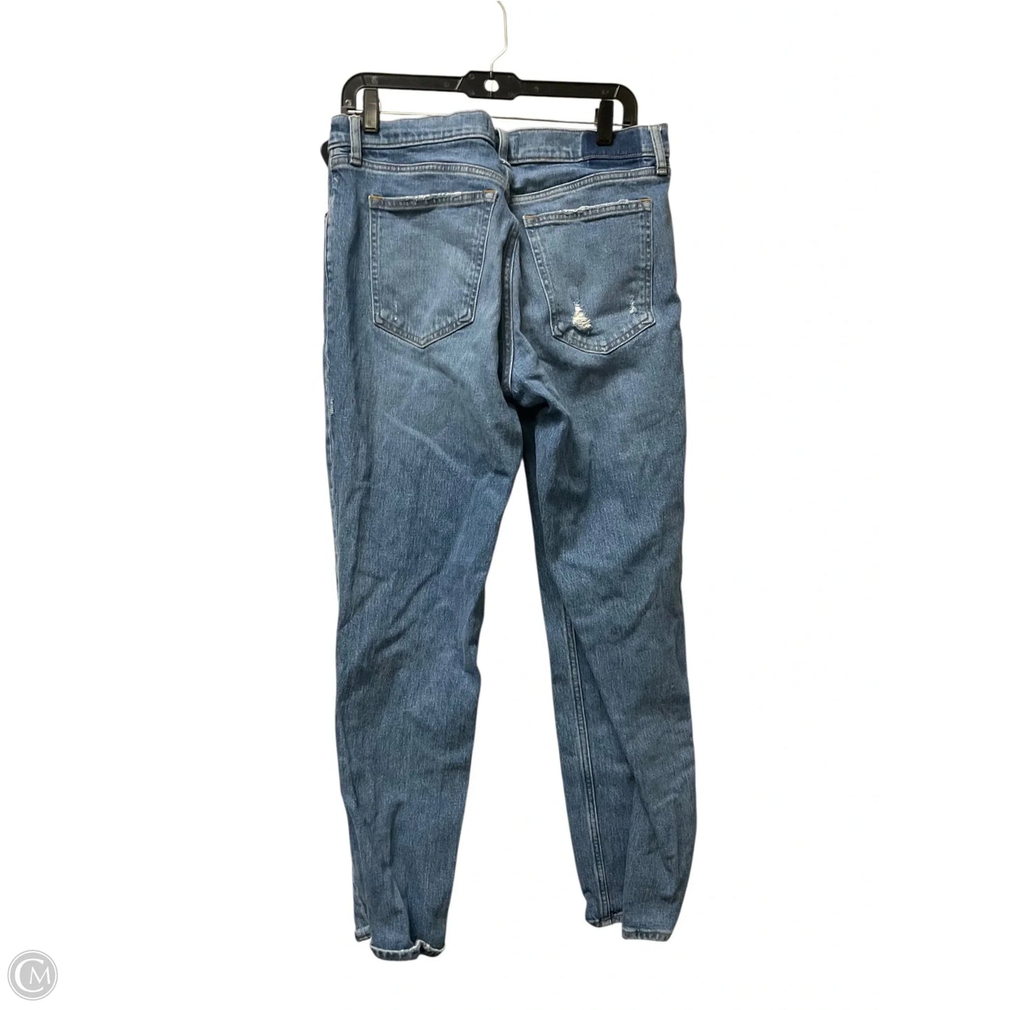 Jeans Straight By Abercrombie And Fitch In Blue Denim, Size: 12