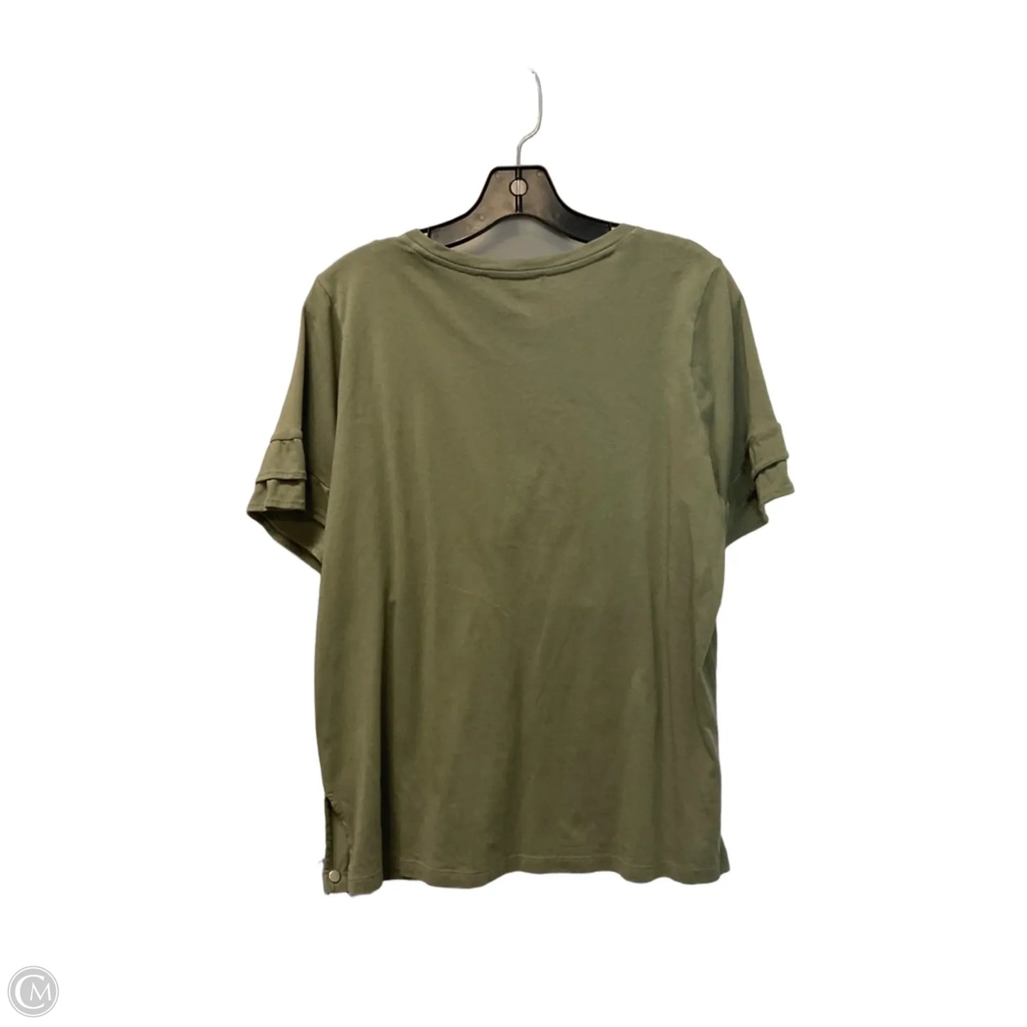 Top Short Sleeve By Michael By Michael Kors In Green, Size: L