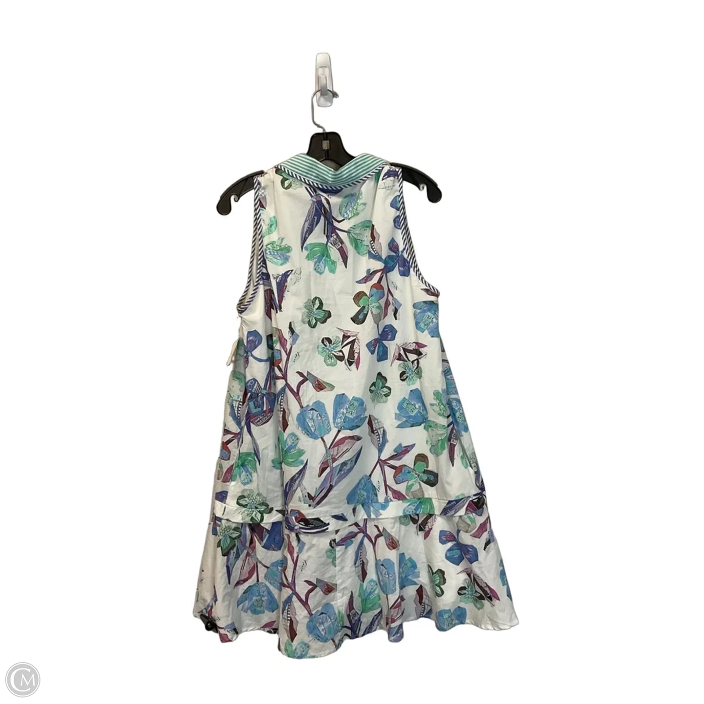 Dress Casual Short By Entro In Blue & Green, Size: M