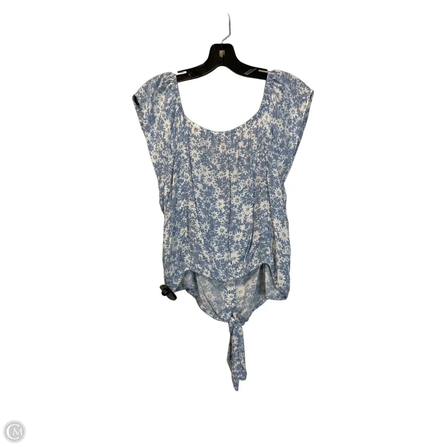 Top Sleeveless By American Eagle In Blue, Size: L