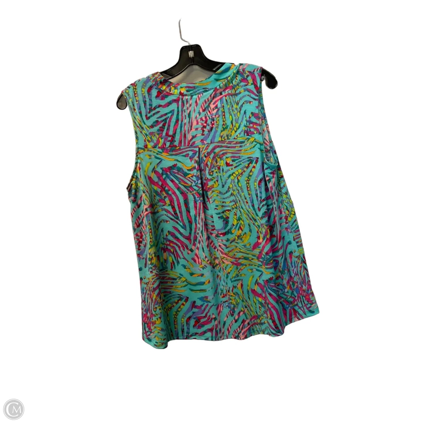 Top Sleeveless By Dear Scarlett In Blue, Size: L