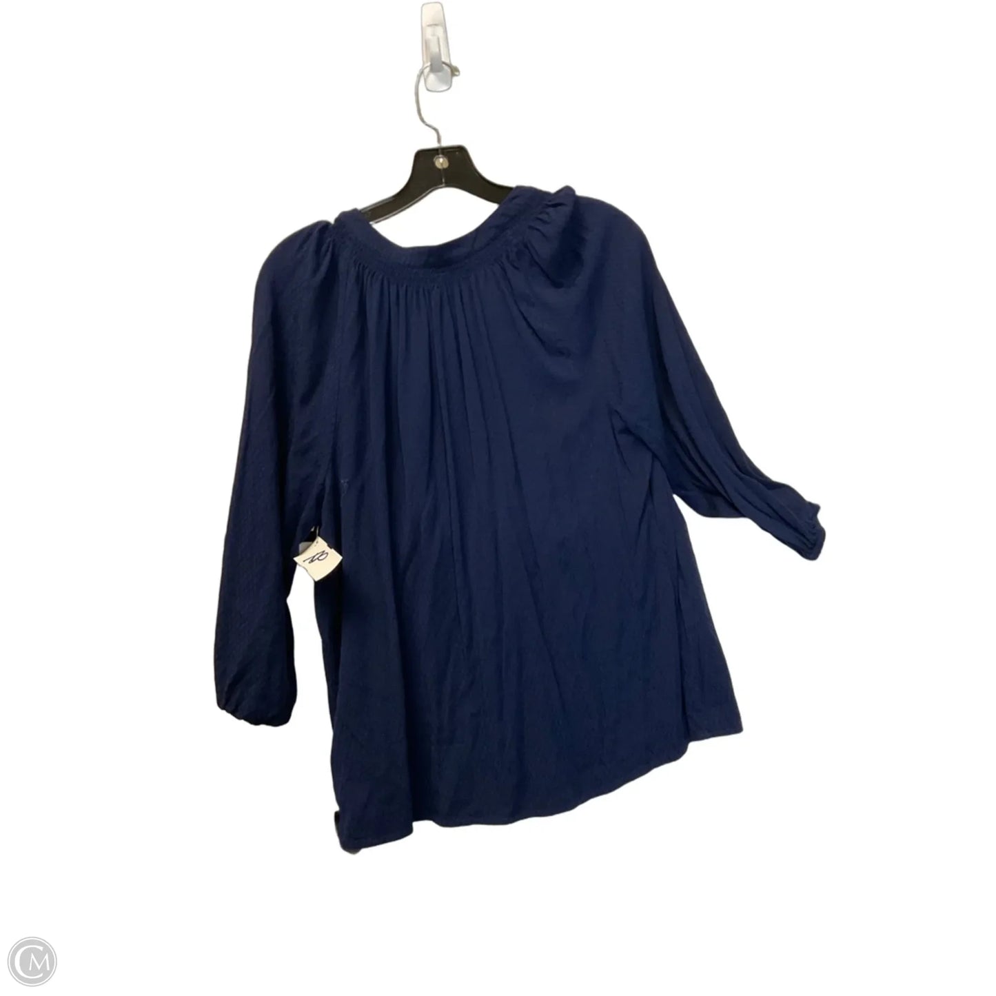 Top Long Sleeve By Crown And Ivy In Navy, Size: M