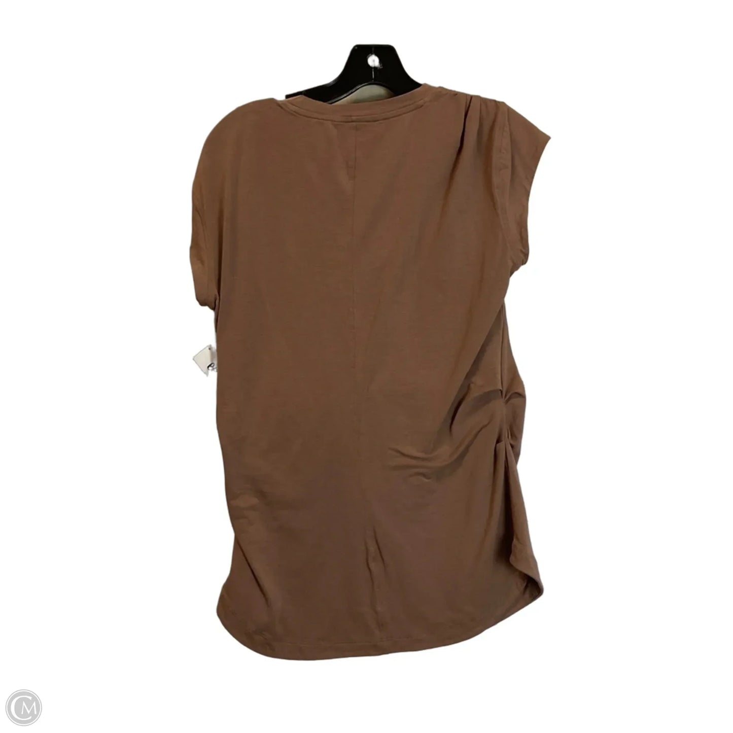 Top Short Sleeve By Athleta In Brown, Size: M