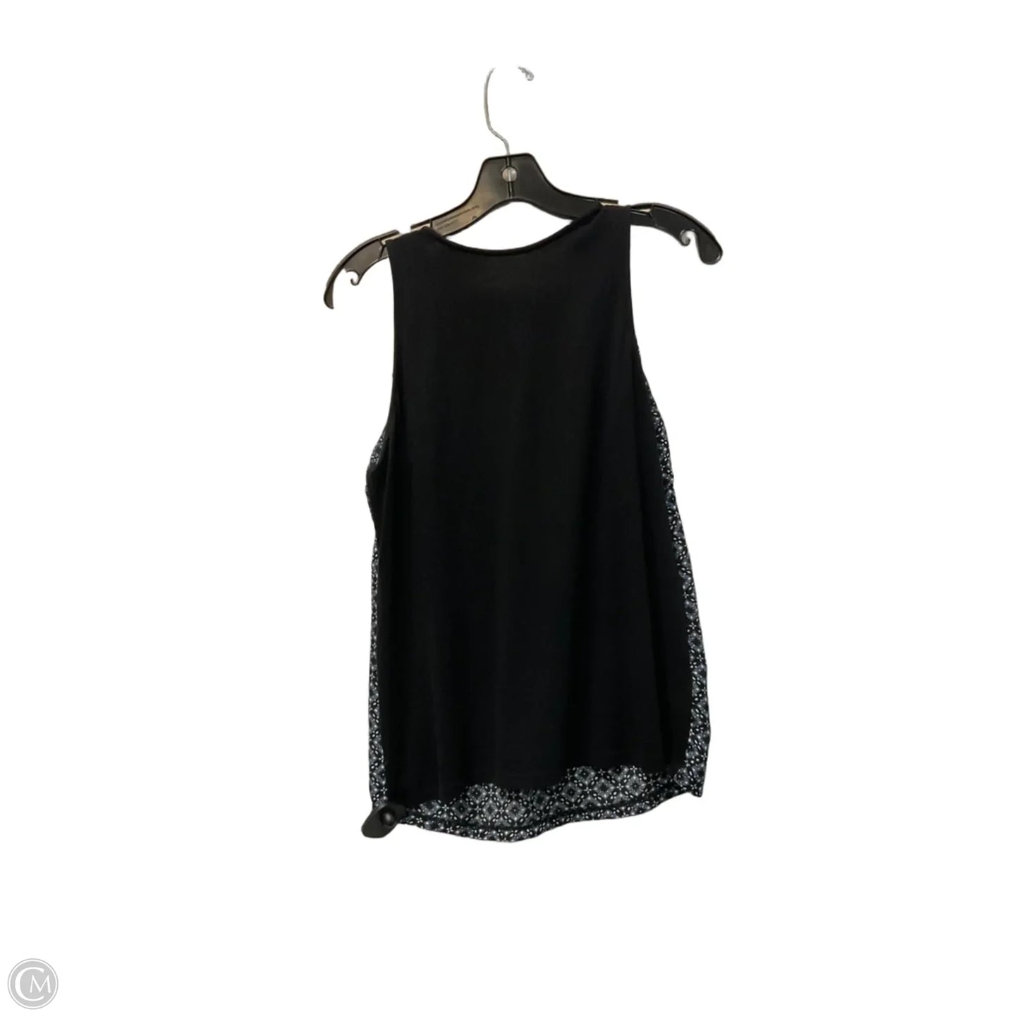 Top Sleeveless By Loft In Black & Blue, Size: Xs