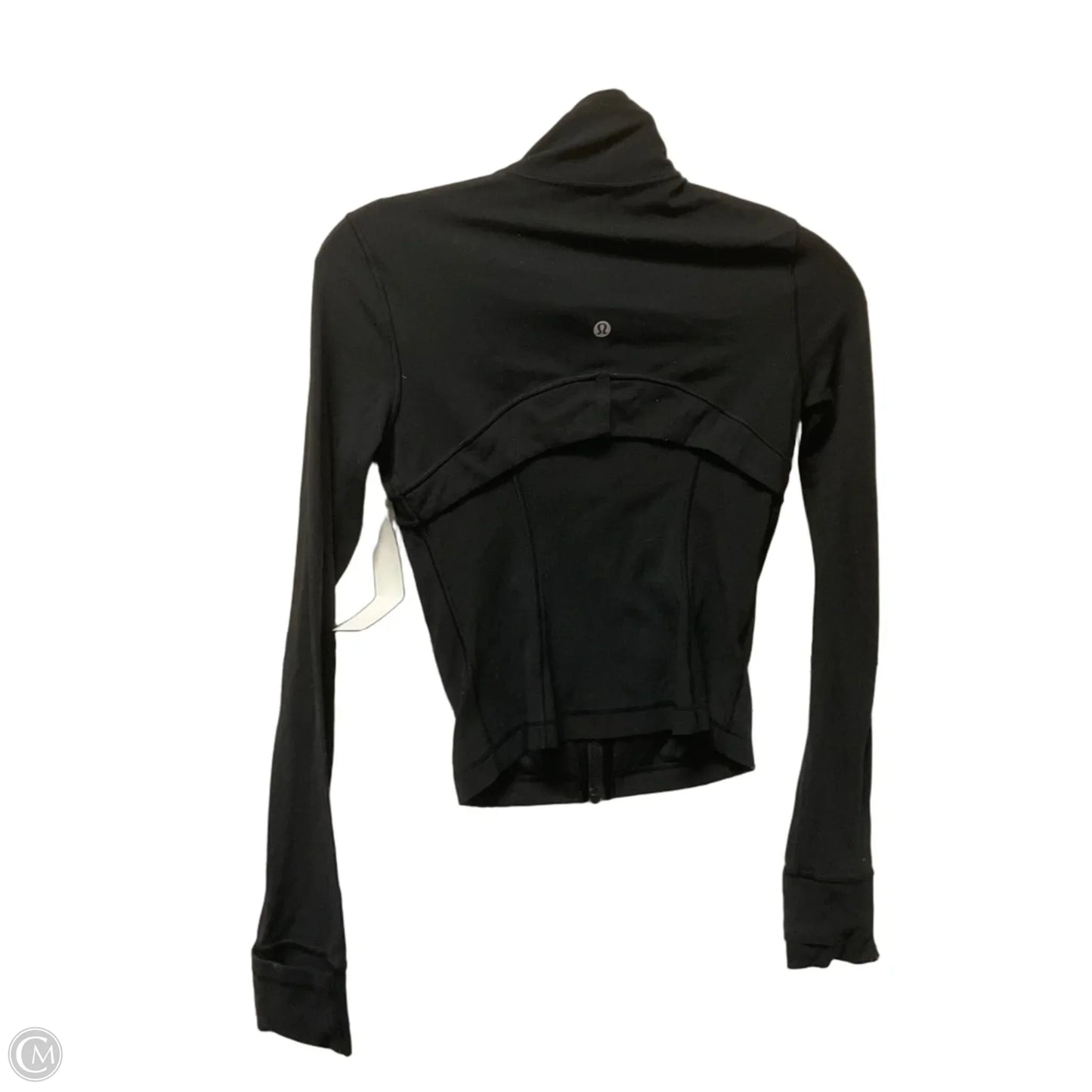Athletic Jacket By Lululemon In Black, Size: 2