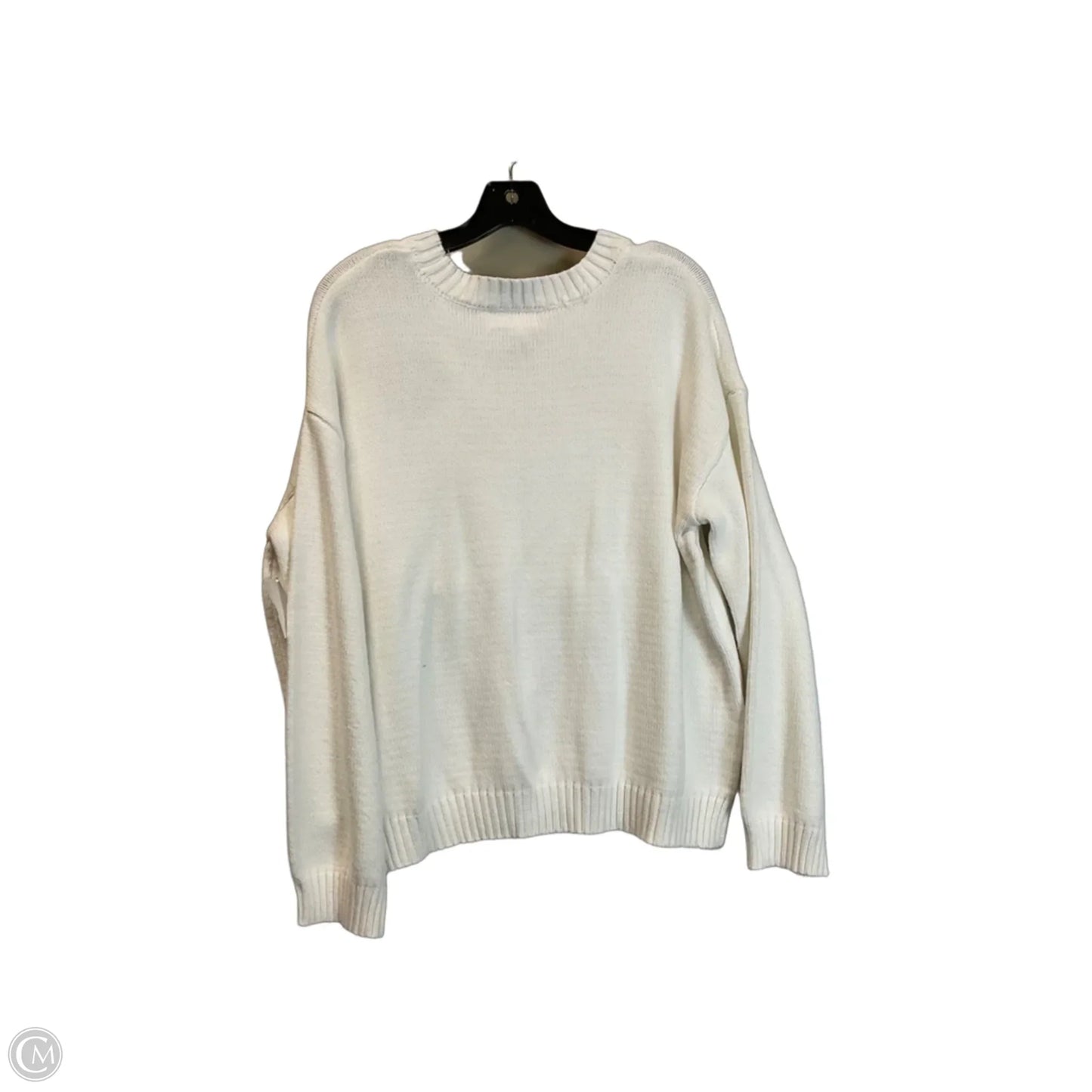 Sweater By Jessica Simpson In White, Size: Xl