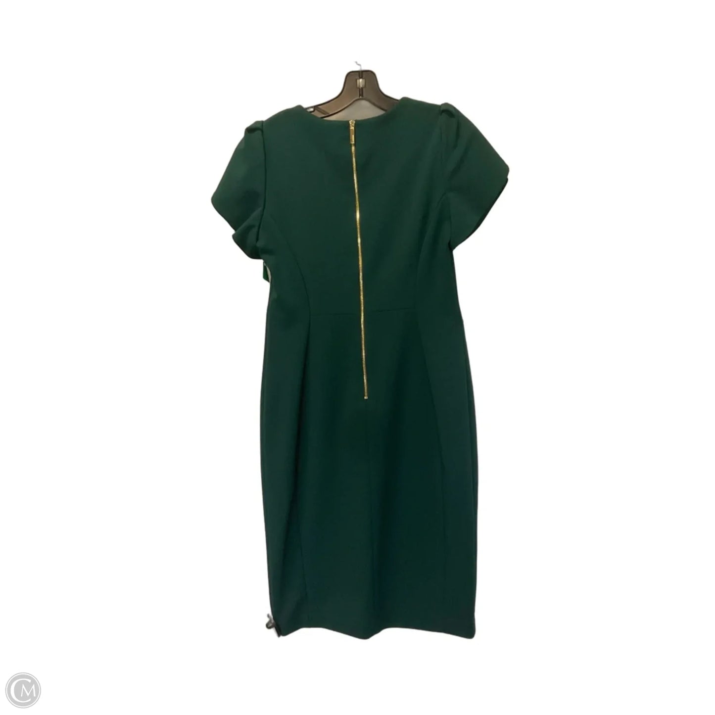 Dress Work By Calvin Klein In Green, Size: 8