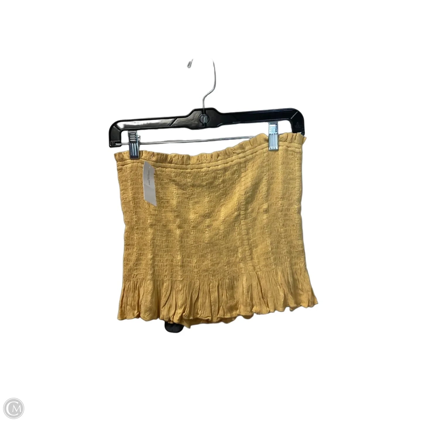 Top Sleeveless By American Eagle In Yellow, Size: M