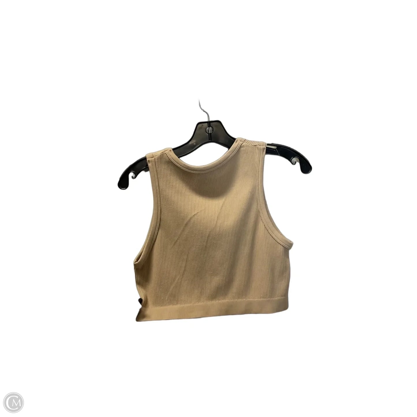 Top Sleeveless Basic By Ambiance Apparel In Tan, Size: M