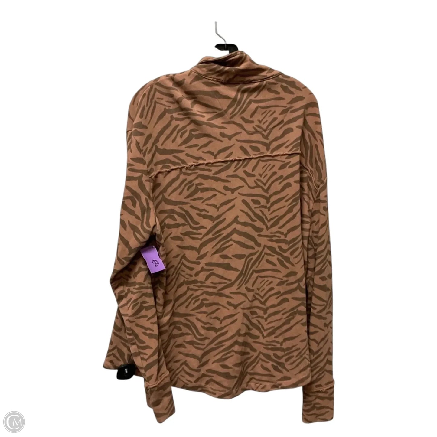 Top Long Sleeve By Kensie In Animal Print, Size: Xl