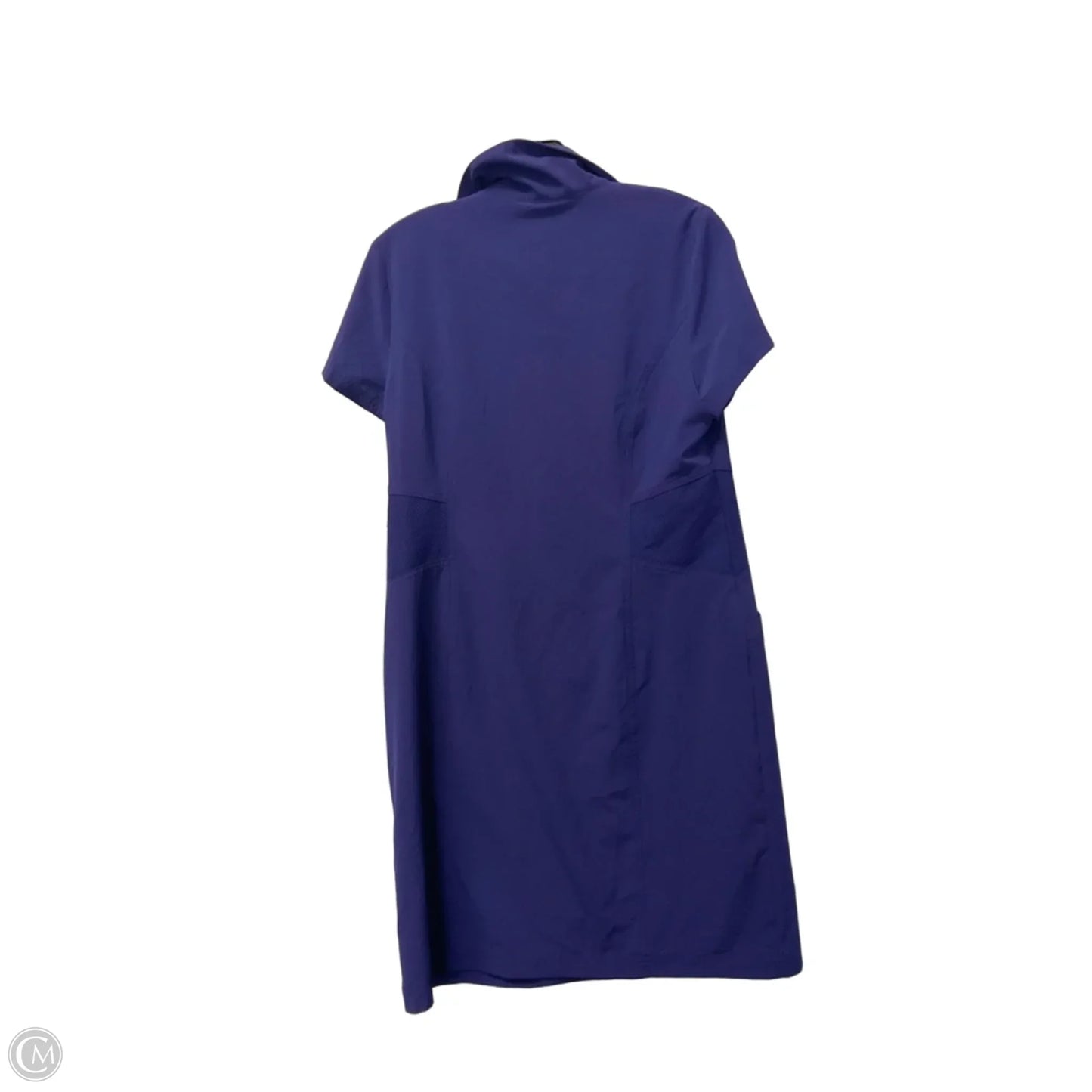 Dress Casual Midi By Zenergy By Chicos In Blue, Size: Xs