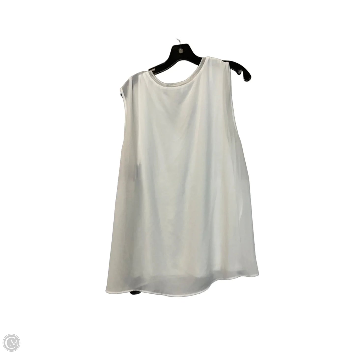 Top Sleeveless By Michael By Michael Kors In White, Size: L
