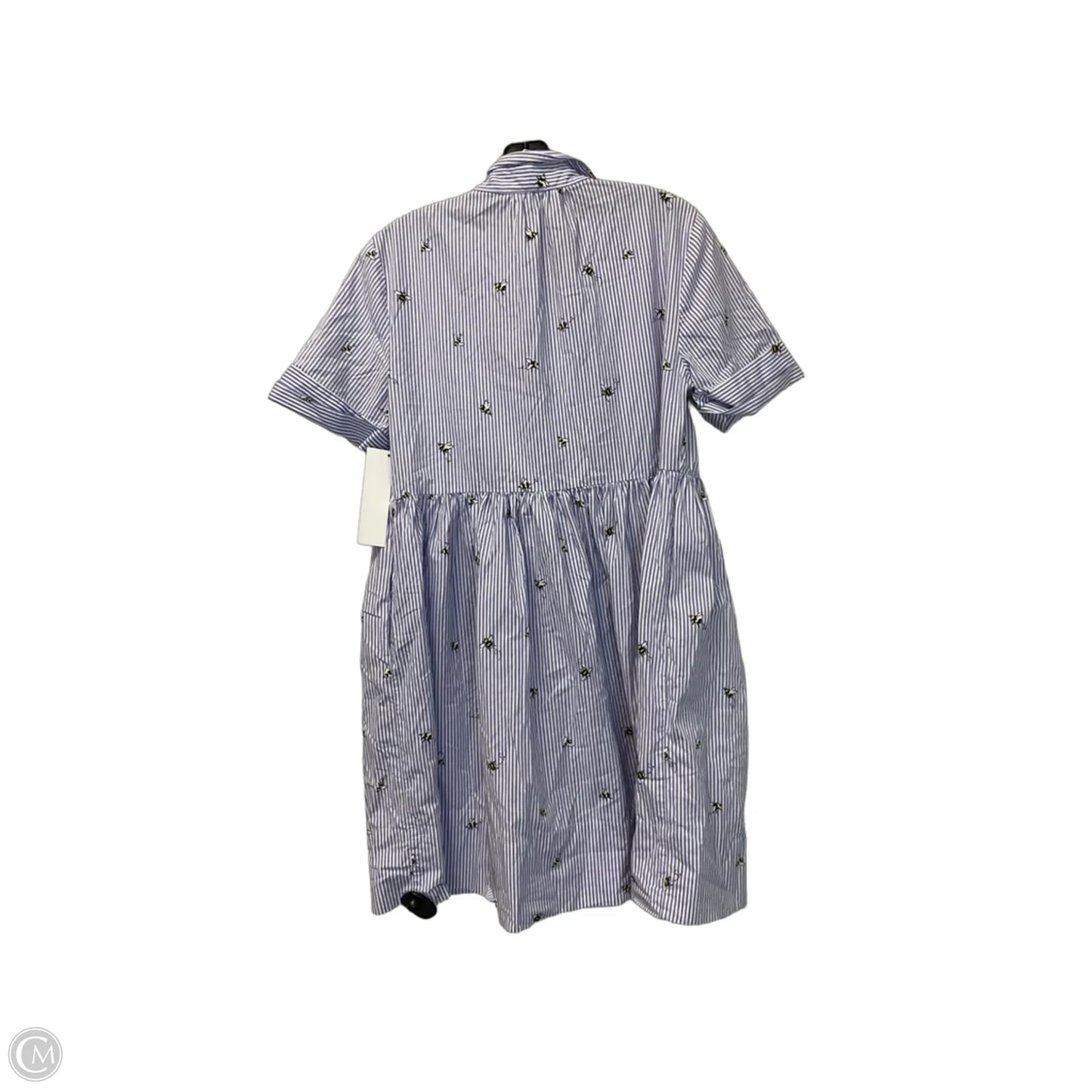 Dress Designer By Kate Spade In Striped Pattern, Size: M