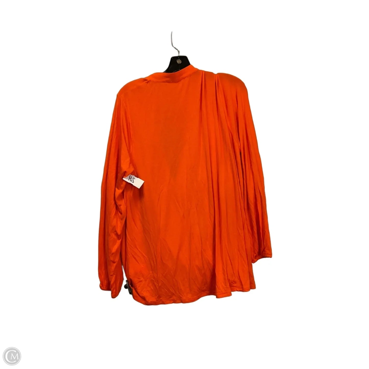 Top Long Sleeve By Michael By Michael Kors In Orange, Size: 1x