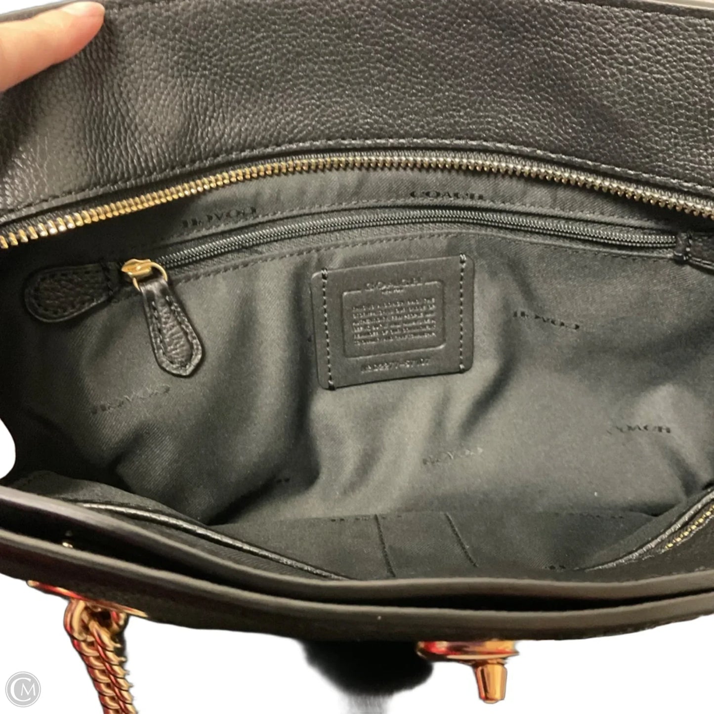 Handbag Designer By Coach, Size: Medium