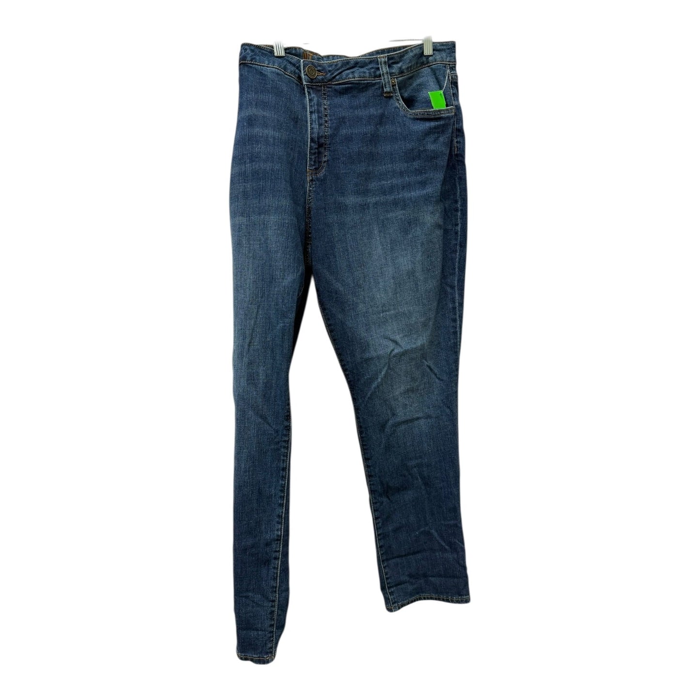 Jeans Straight By Kut In Blue Denim, Size:20