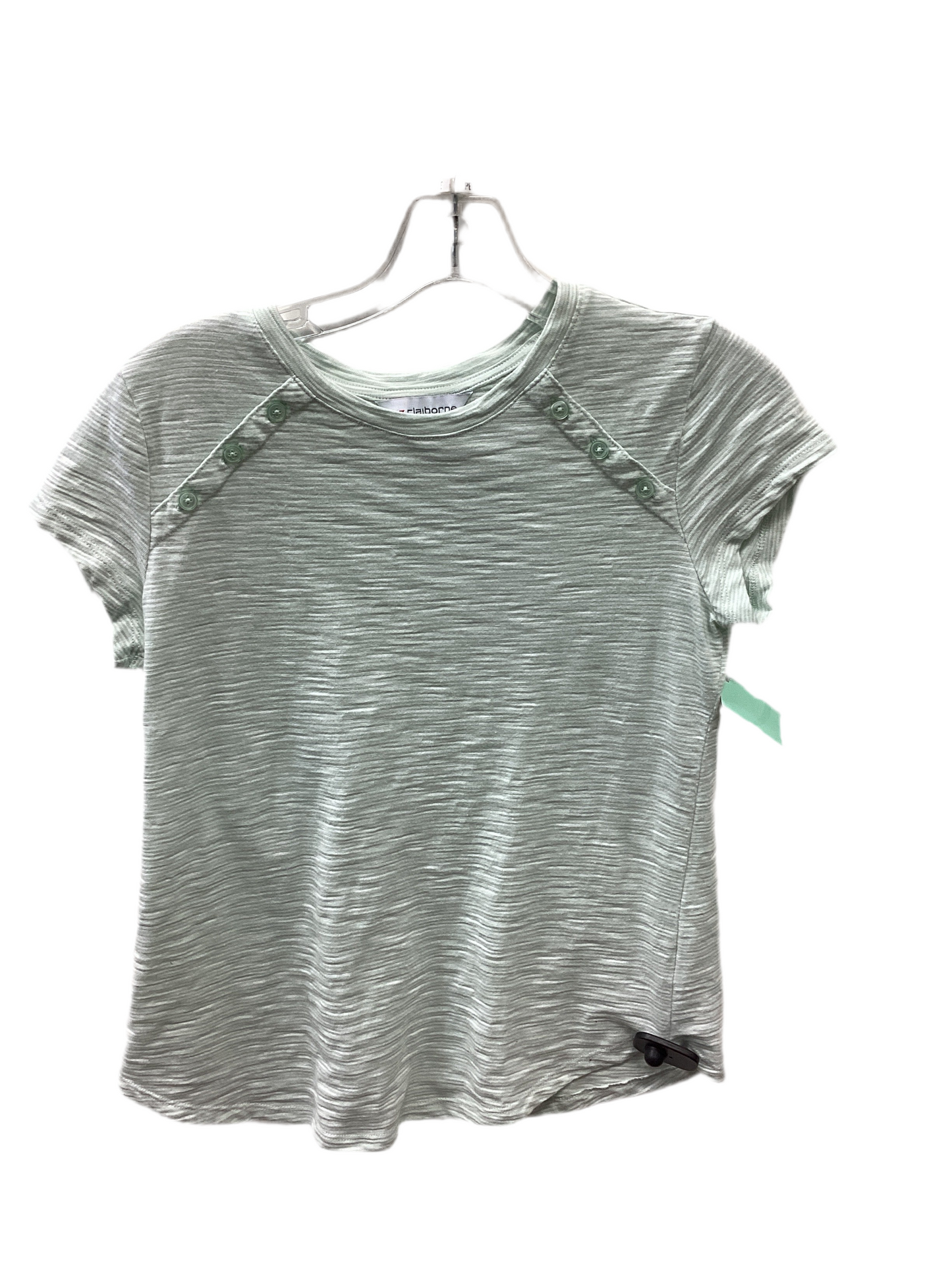 Top Ss By Liz Claiborne In Green, Size:Xsp