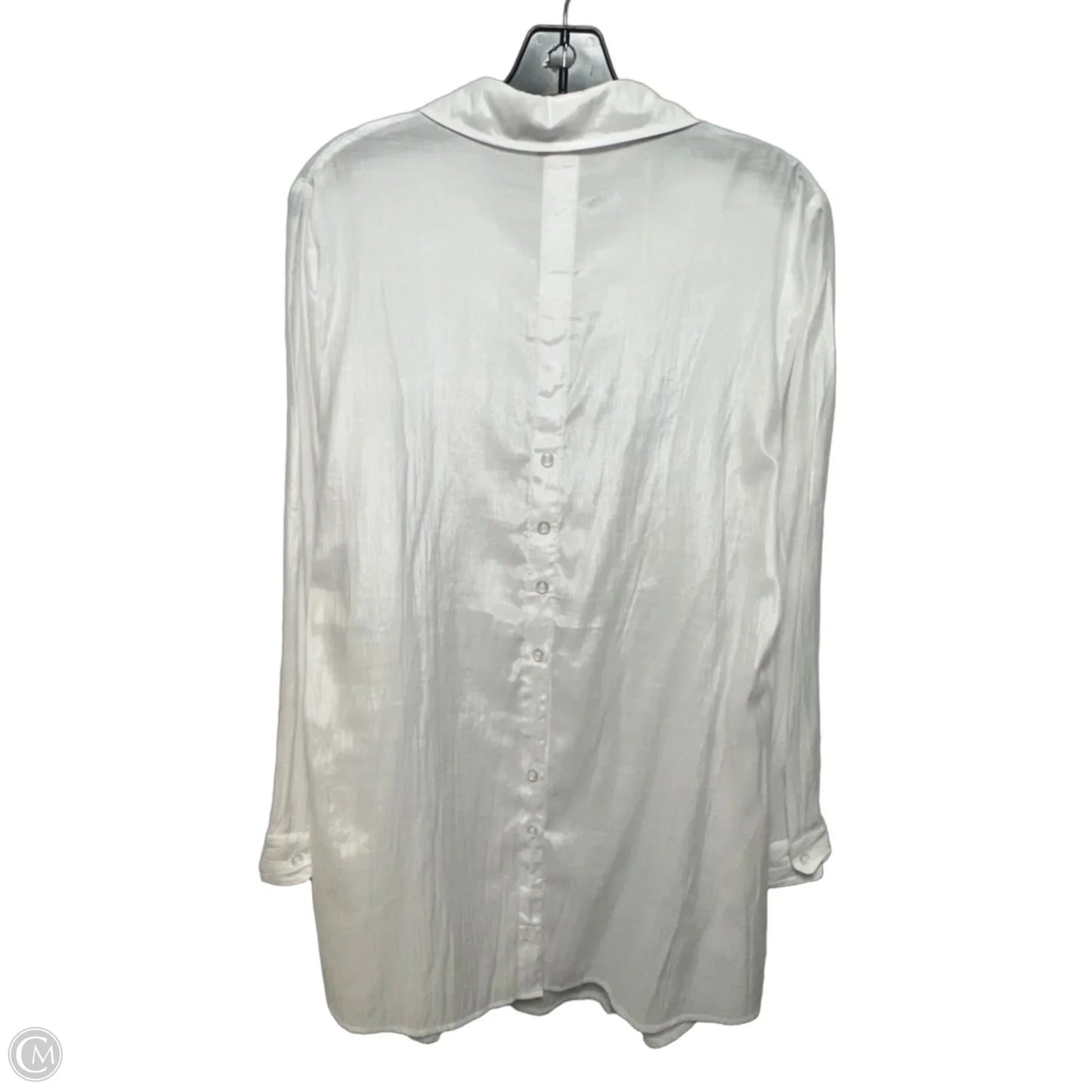 Dress Casual Short By Moa Moa In White, Size: 2x