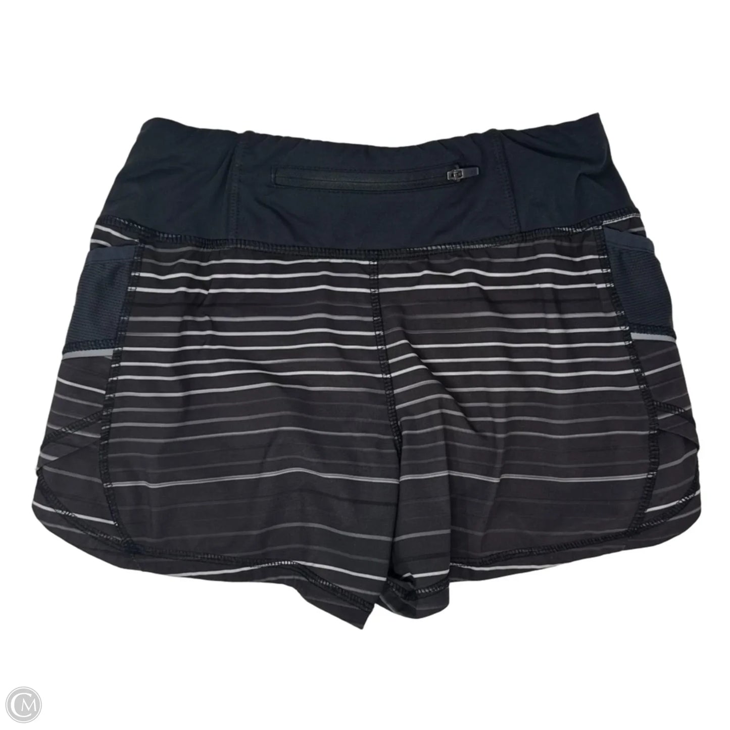Athletic Shorts By Athleta In Striped Pattern, Size: Xxs