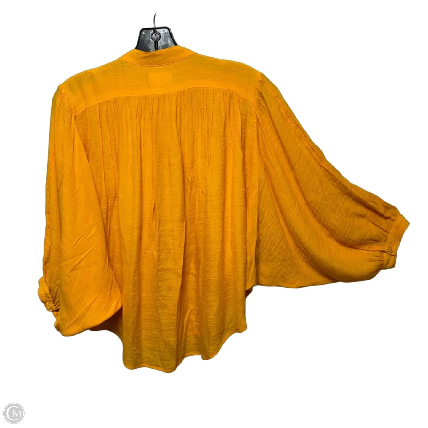 Bryn Batwing Gauze Blouse By Maeve X Anthropologie In Gold, Size: S
