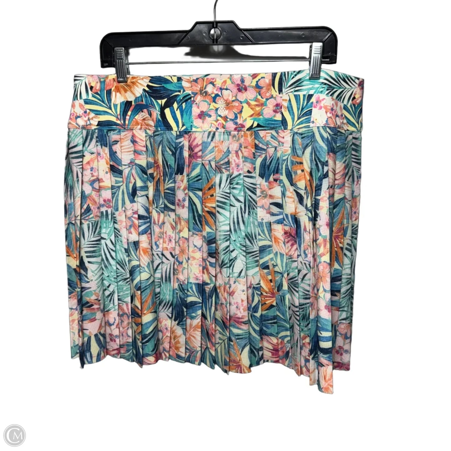 Athletic Skort By Tommy Hilfiger In Tropical Print, Size: Xl