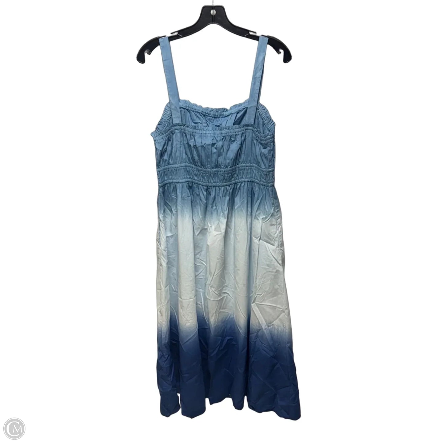 Dress Casual Midi By J. Crew In Ombre Print, Size: Xl