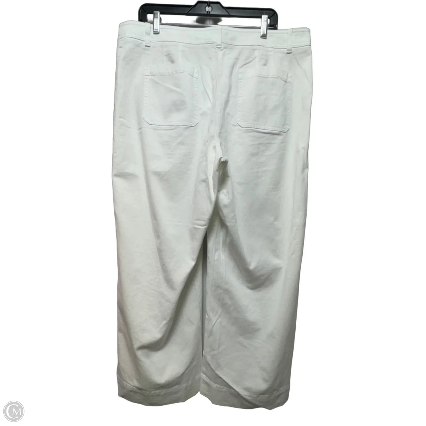 Pants Wide Leg By Talbots In White, Size: 16