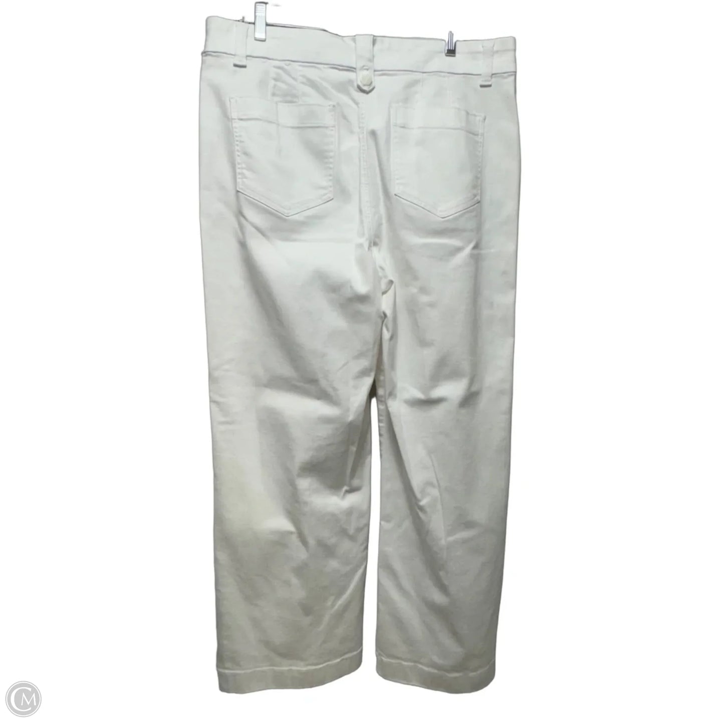 Pants Wide Leg By Talbots In White, Size: 14