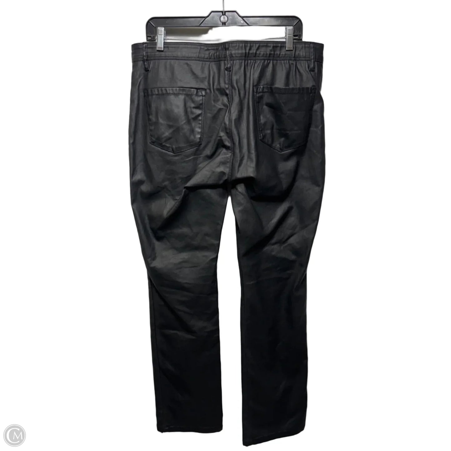 Faux Leather Pants By Coco And Carmen In Black, Size: Xl