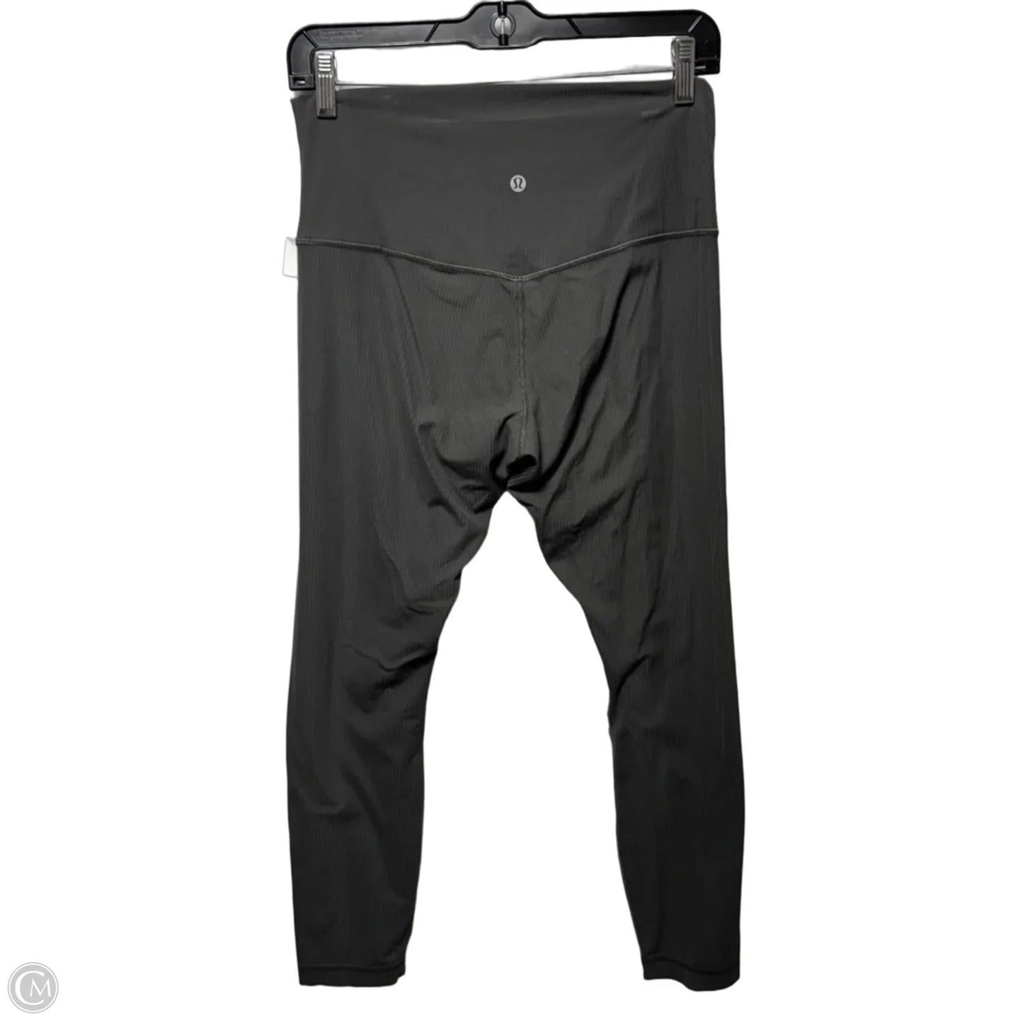 Ribbed Athletic Leggings By Lululemon In Grey, Size: 10
