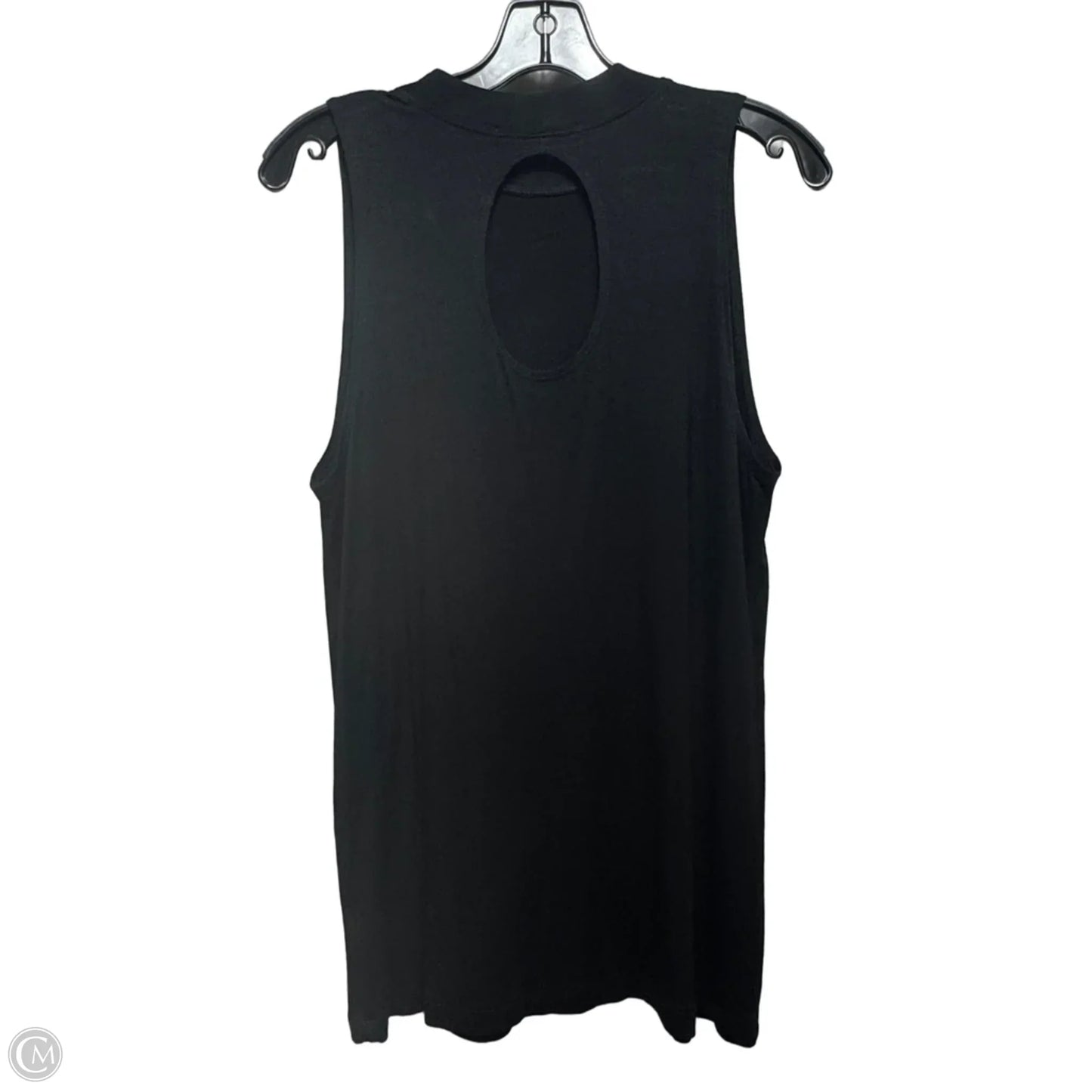 Athletic Tank Top By John Eshaya In Black, Size: M