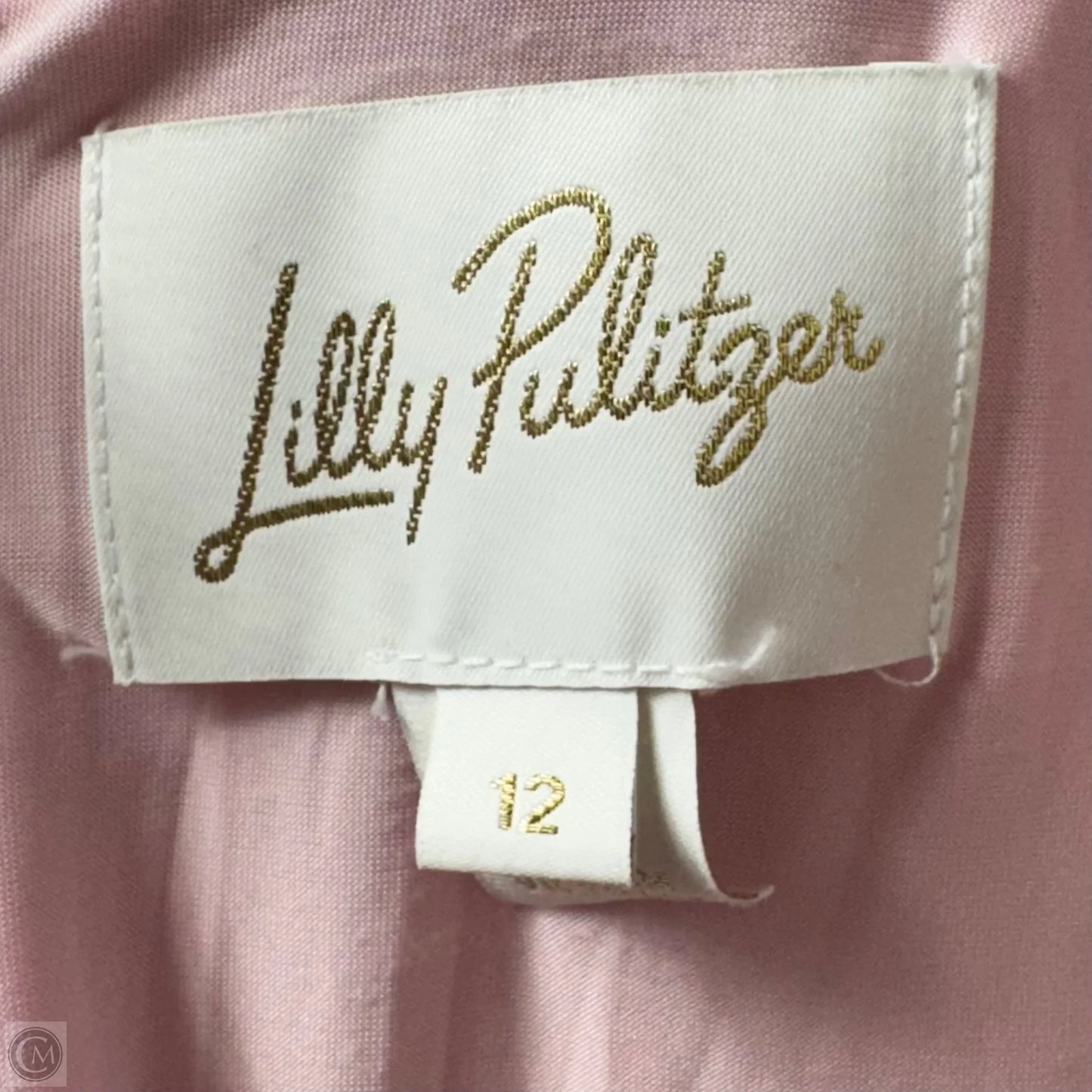Estrella Sequin Dress Designer By Lilly Pulitzer In Conch Shell Pink Treasure Box Sequin, Size: 12