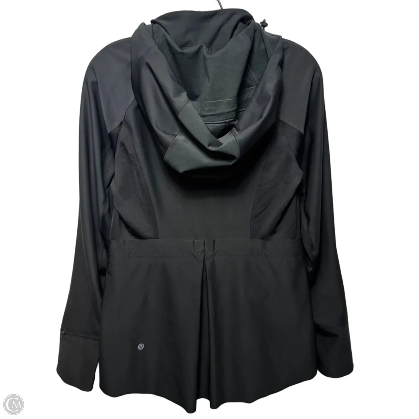 Athletic Jacket By Lululemon In Black, Size: 6