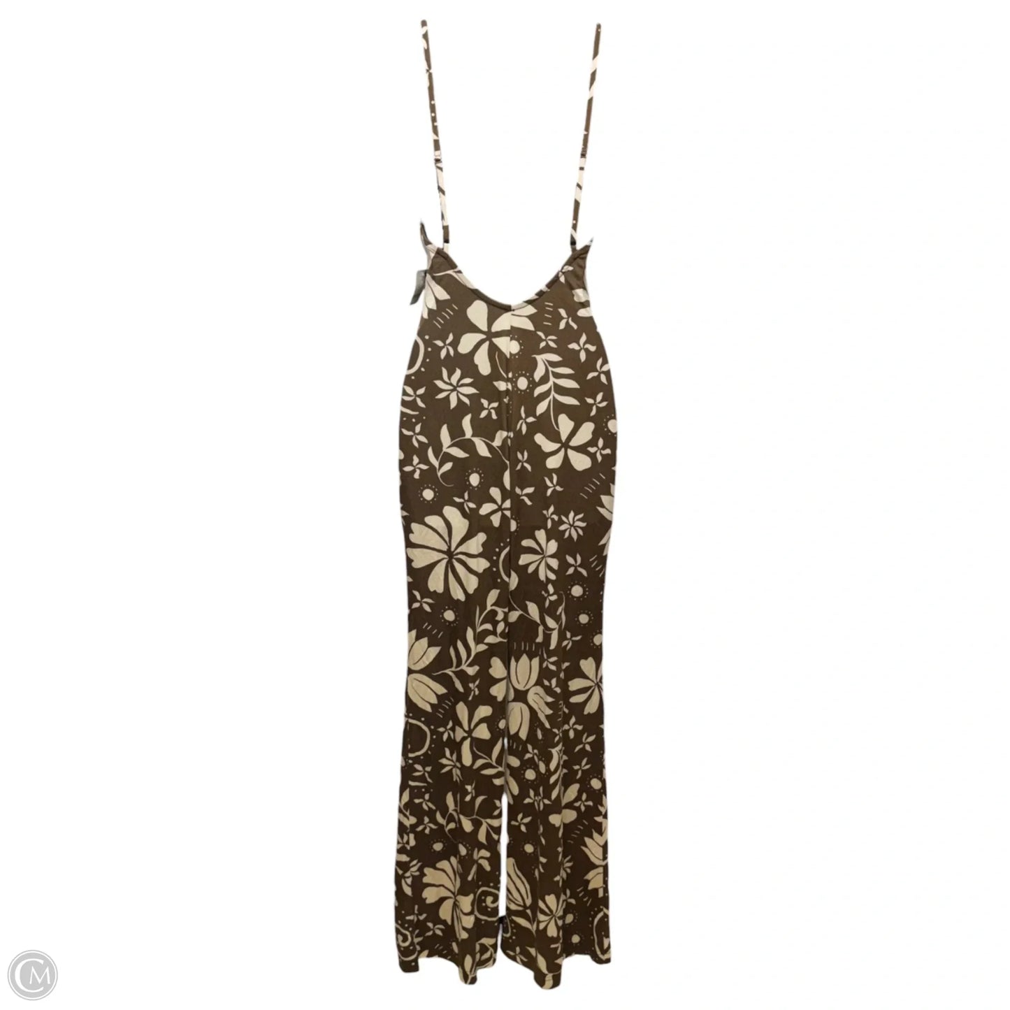 Back To Love Printed One Piece Jumpsuit By Free People In Taupe, Size: S