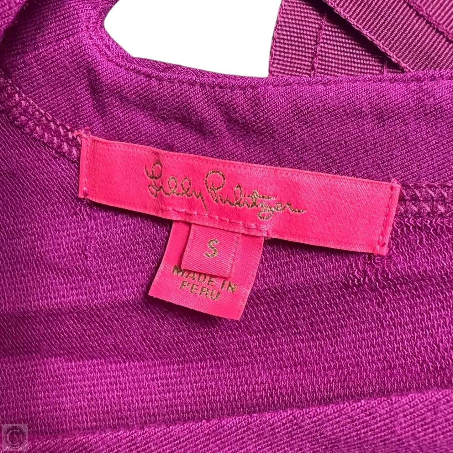 Areli Pullover Top Designer By Lilly Pulitzer In Bordeaux Berry, Size: S
