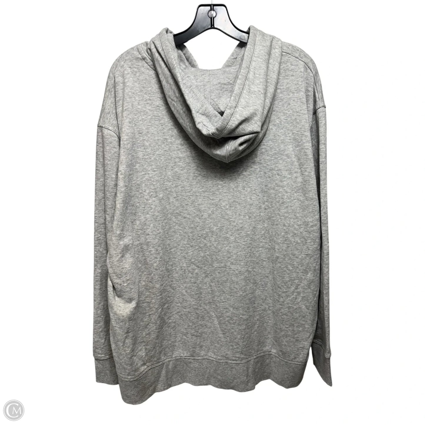 Sweatshirt Hoodie By Champion In Grey, Size: 3x