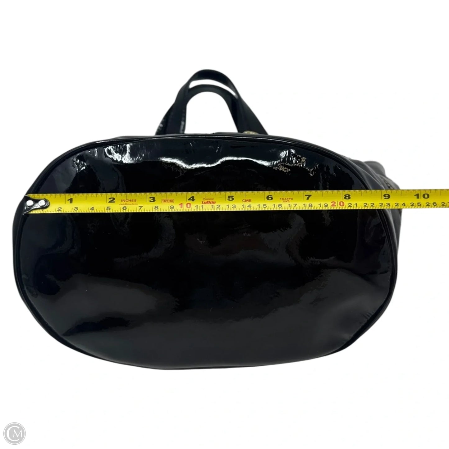 Patent Zip Handbag By Michael By Michael Kors, Size: Medium