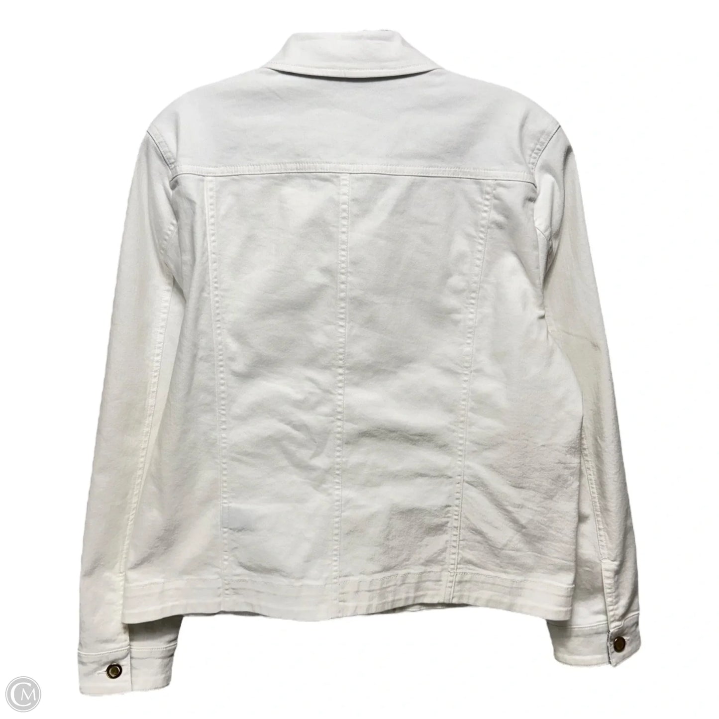 Jacket Denim By J Mclaughlin In White, Size: L