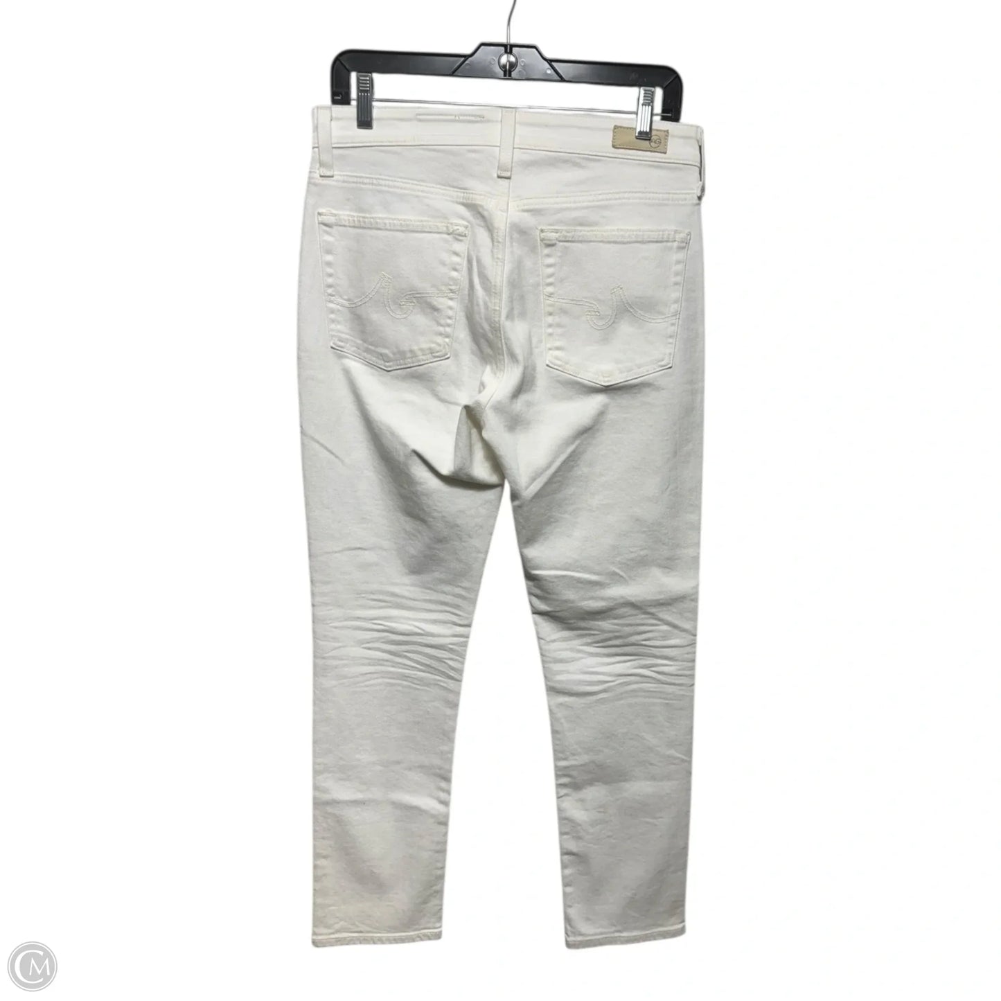 Mari High Rise Straight Jeans By Adriano Goldschmied In White, Size: 10