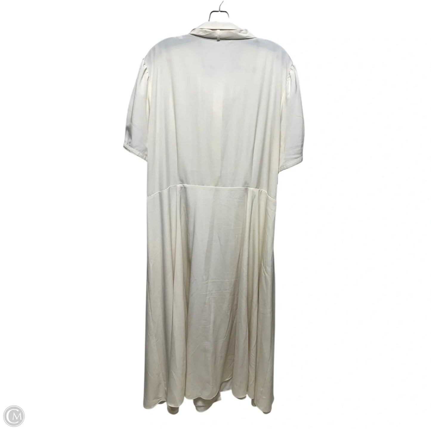 Dress Casual Maxi By Lauren By Ralph Lauren In Cream, Size: 22