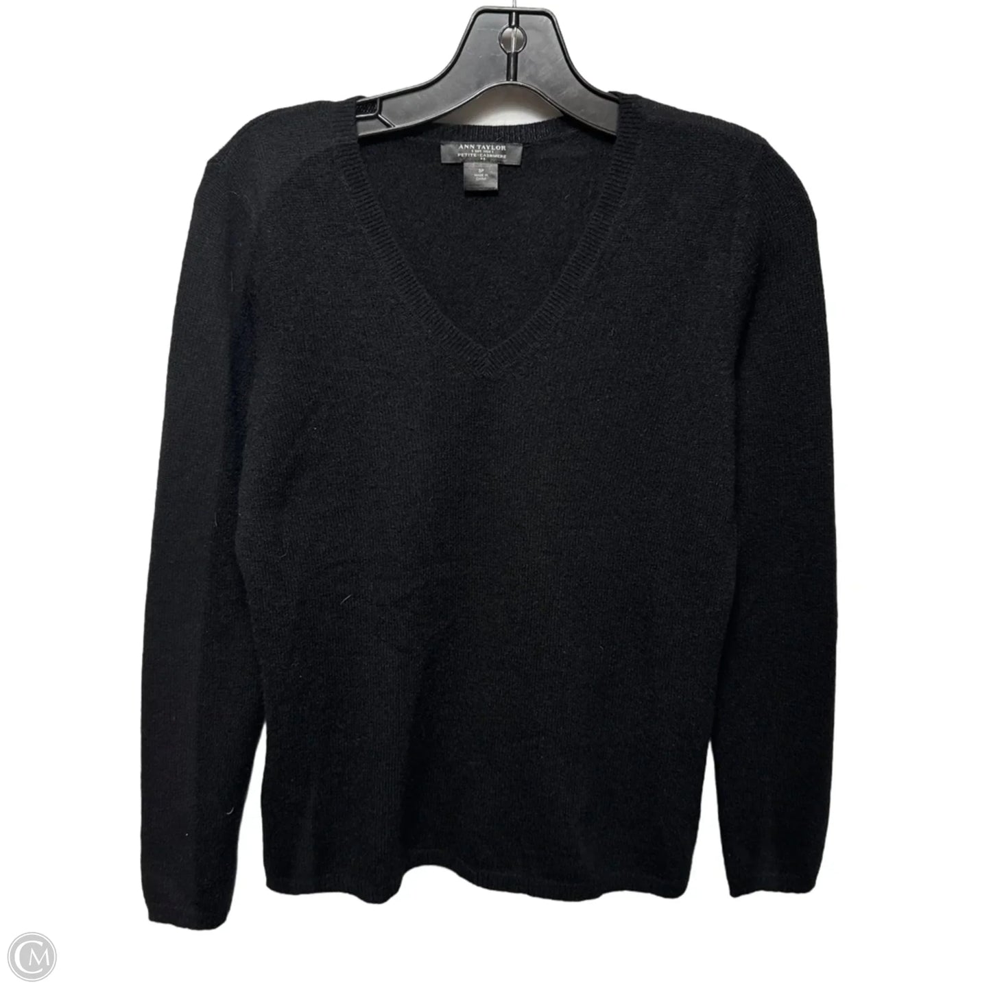 Sweater Cashmere By Ann Taylor In Black, Size: Sp
