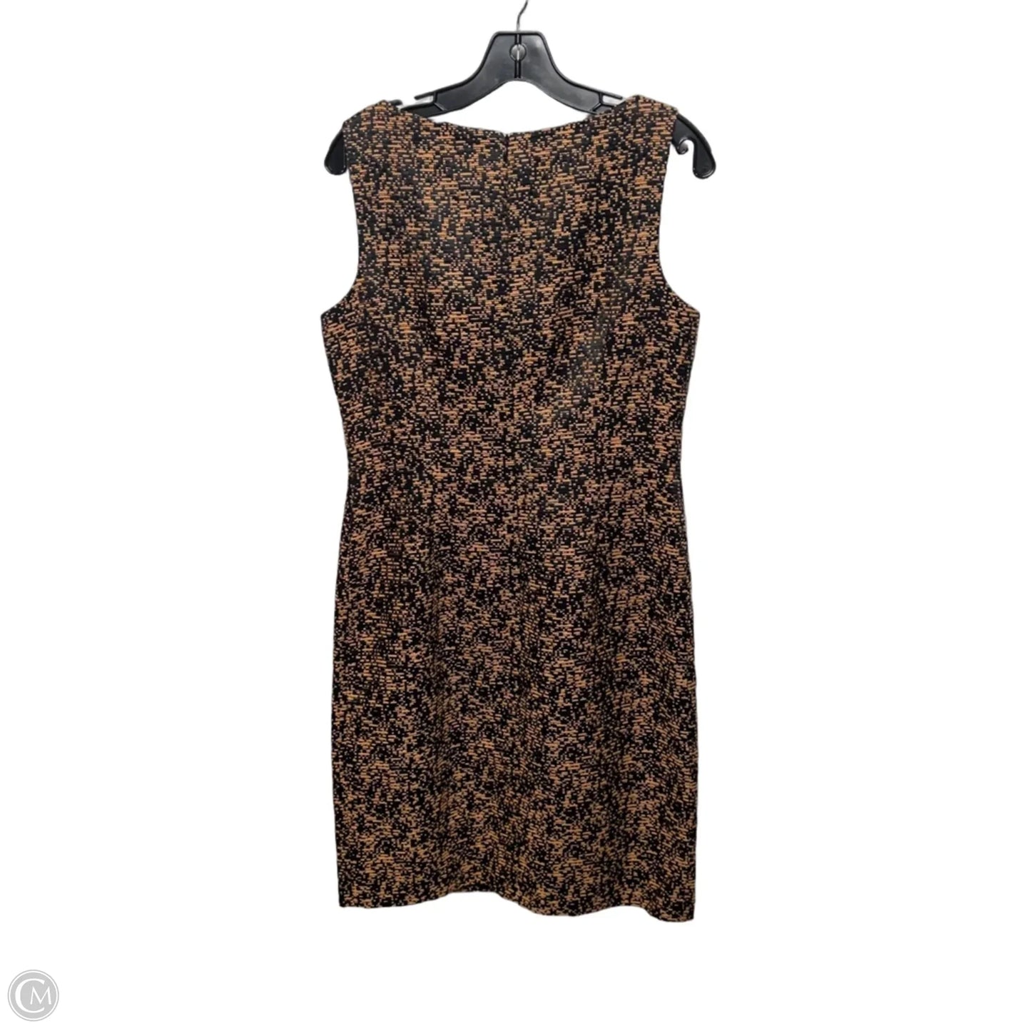 Dress Casual Midi By David Meister In Black & Gold, Size: 10