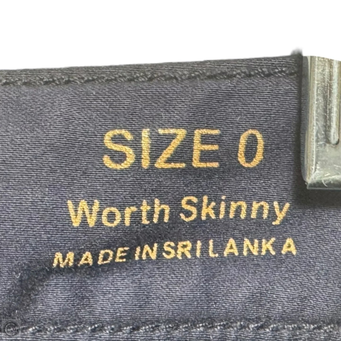 Worth Skinny Jeans Designer By Lilly Pulitzer In Navy, Size: 0